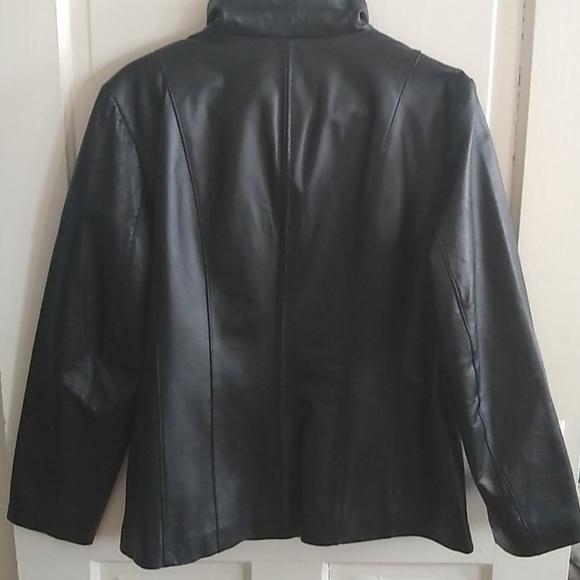 East 5th Black Genuine Leather Jacket - Picture 8 of 8